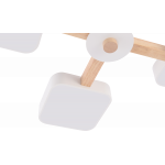 Люстра VALESO XI3354-4 білий+дерево