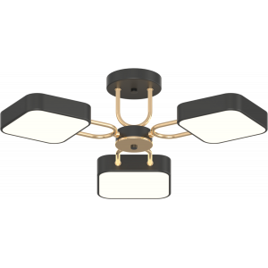 Люстра VALESO XI3362-3 чорний+золото