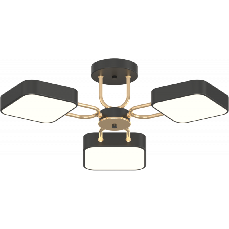 Люстра VALESO XI3362-3 чорний+золото