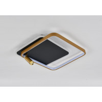 Світильник стельовий світлодіодний VALESO CH8005, LED, 4700LM, Чорний+Золото