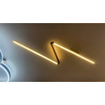 Люстра стельова світлодіодна VALESO LDD13316 BK чорна