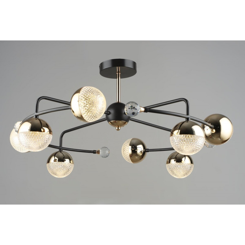 Люстра світлодіодна Sirius B N6192/8 COFFEE+FGD 112W