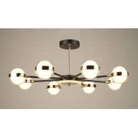 Люстра світлодіодна у вітальню Sirius B N4543/8 BK+FGD