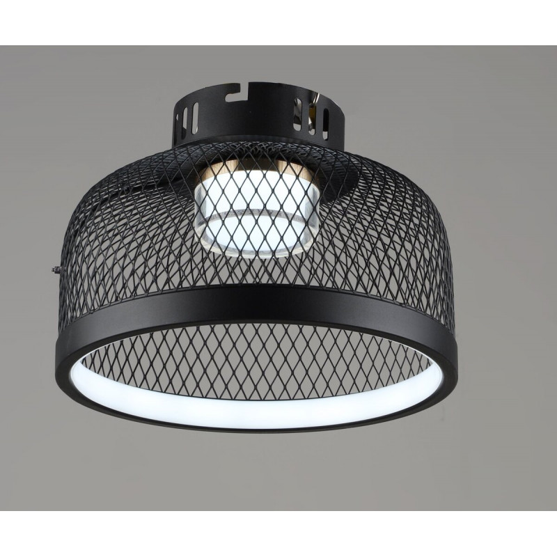 Люстра світлодіодна в стилі лофт VALESO B YH1348/34W BK+GD