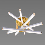 Люстра світлодіодна акрилова Sirius B YH839/5 WT+GD 65W