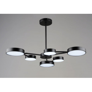 Люстра підвісна світлодіодна VALESO B YH1354/3+3 BK 63W