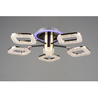 Люстра светодиодная акриловая Sirius B YH1003/5 черная золото