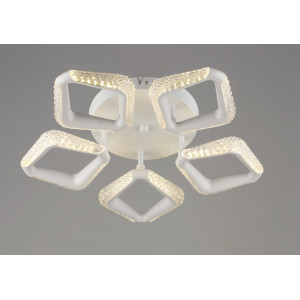 Люстра світлодіодна акрилова Sirius B YH1301/5 WT 30W