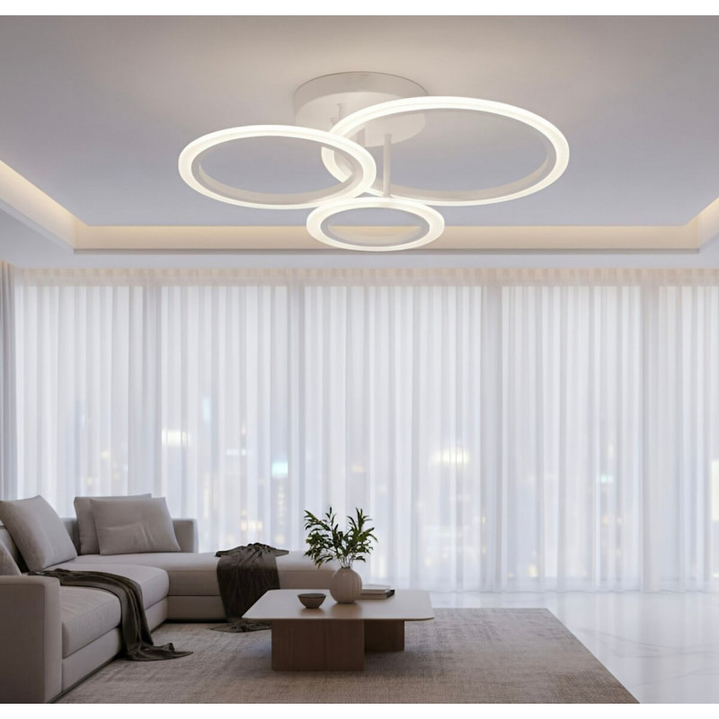 Світлодіодна люстра G 2716/3B WT 66W