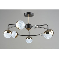 Люстра светодиодная акриловая Sirius B N6192/6 84W кофейная