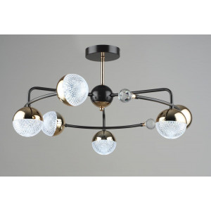 Люстра світлодіодна Sirius B N6192/6 COFFEE+FGD 84W