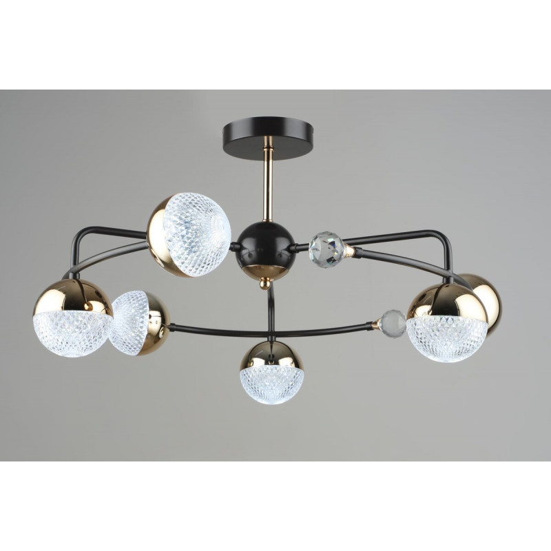 Люстра світлодіодна Sirius B N6192/6 COFFEE+FGD 84W