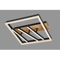 Люстра стельова світлодіодна VALESO 77085/400*400, чорний