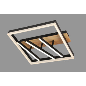 Люстра стельова світлодіодна VALESO 77085/400*400, чорний