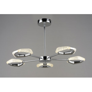 Люстра підвісна світлодіодна Sirius B YH1304/5 CH 30W хромова