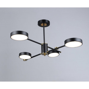 Люстар світлодіодна акрилова Sirius B YH1124/4 BK+COP