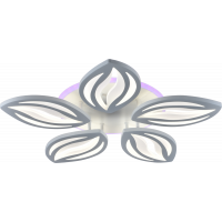 Люстра стельова світлодіодна VALESO 5 плафонів LED 64W RGB Білий Метал Акрил LI8515/5