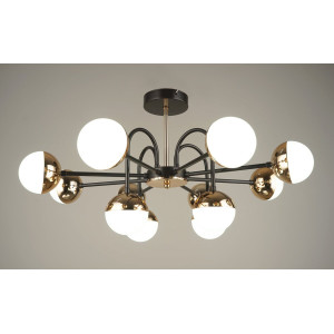 Люстра світлодіодна акрилова Sirius B N4184/12 BK+FGD