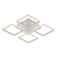 Люстра світлодіодна акрилова стельова 6110-4 WT 74W