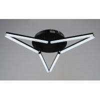 Люстра стельова світлодіодна VALESO YH1324/6 BK, LED 36W, Чорний