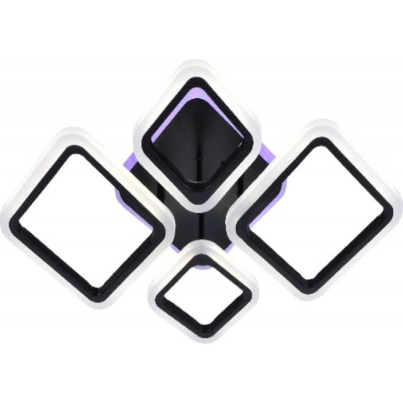 Люстра світлодіодна акрілова Sirius LI8822/2+2 BK (RGB) 84W+8W