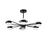 Люстра світлодіодна акрилова Sirius B N4557/6 BK