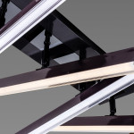 Люстра світлодіодна акрилова Sirius B YH993/4 GRAY