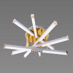 Люстра світлодіодна акрилова Sirius B YH839/5 WT+GD 65W