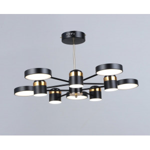 Люстра світлодіодна акрилова Sirius B YH1102/5+5 BK+FGD