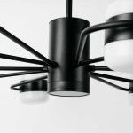 Люстра світлодіодна акрилова Sirius B N4557/6 BK