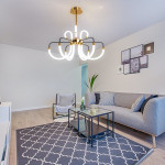 Світлодіодна акрилова люстра Sirius N 3909-6 87W