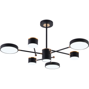 Люстра світлодіодна акрилова Sirius B X13287/6 BK+FGD