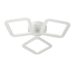 Люстра стельова світлодіодна з пультом VALESO 2929/3BIG для вітальні спальні Білий 2929/3BIG