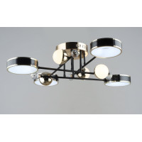 Люстра світлодіодна акрилова Sirius B YH1101/4+4 BK+FGD