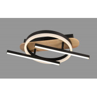 Люстра стельова світлодіодна VALESO 77087/300, чорний