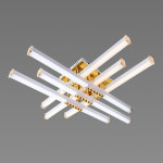 Люстра світлодіодна акрилова Sirius B YH836/6 WT+GD 78W