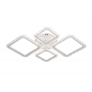 Люстра стельова світлодіодна VALESO Акрил/Метал Білий 84W 2966/2+2