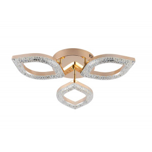 Люстра світлодіодна акрилова Sirius 2721/3 GD 30W*2