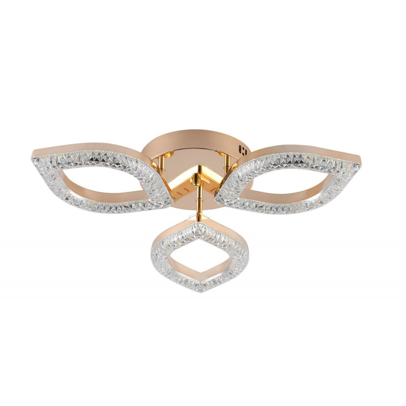 Люстра світлодіодна акрилова Sirius 2721/3 GD 30W*2