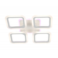 Люстра стельова світлодіодна VALESO Акрил/Метал Білий RGB 64W 2055/4