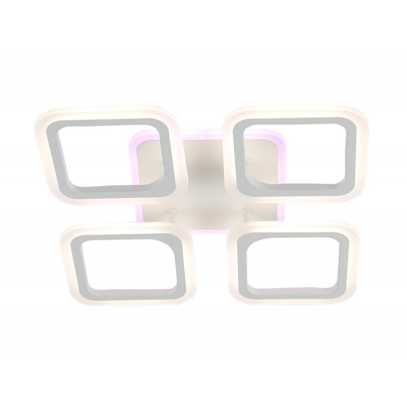 Люстра стельова світлодіодна VALESO Акрил/Метал Білий RGB 64W 2055/4