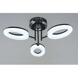 Люстра світлодіодна акрилова Sirius B YH1100/3 BK+CH