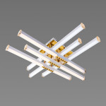Люстра світлодіодна акрилова Sirius B YH836/6 WT+GD 78W