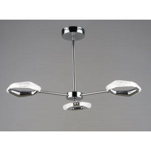 Люстра підвісна світлодіодна Sirius B YH1304/3 CH 18W хромова