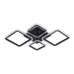 Люстра стельова світлодіодна VALESO Акрил/Метал Чорний 112W 2966/2+2