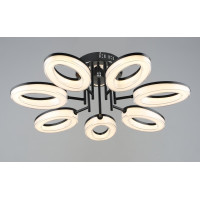 Люстра світлодіодна акрилова Sirius B YH1100/7 BK+CH