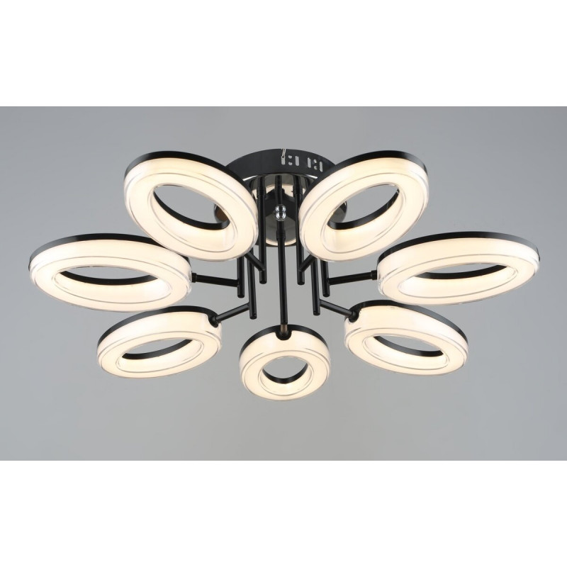 Люстра світлодіодна акрилова Sirius B YH1100/7 BK+CH