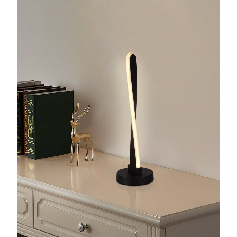 Настільна лампа світлодіодна TD2034 BK 12W чорна