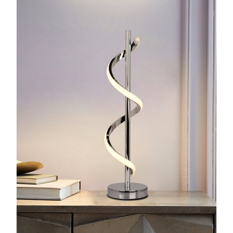 Настільний світлодіодний світильник TD2014, Хром