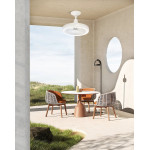 Світлодіодна люстра-вентилятор 2H-010, Білий